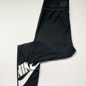 Cotton Nike Leggings - Black